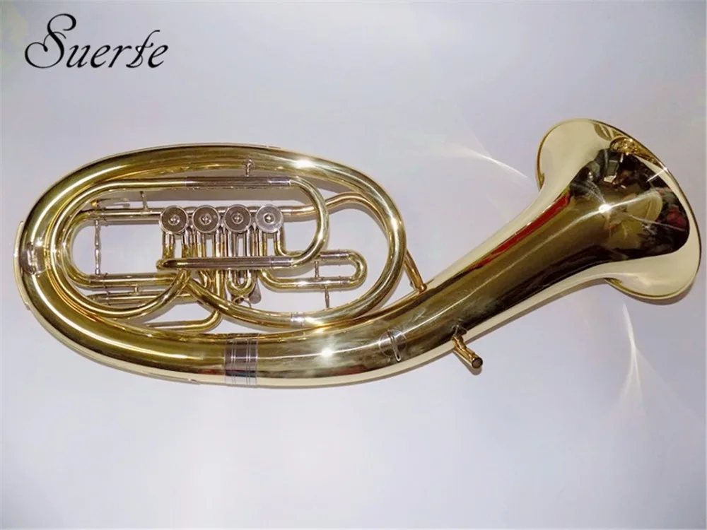 Желтый латунь баритон 4 клапаны баритон инструменты с Foambody корпусом и мундштуком музыкальных инструментов профессионального