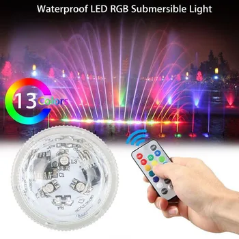 

Underwater Lights Waterproof LED Pool Light with Remote Control Colorful Diamond Submersible Light Vase Lamp Outdoor Decoration