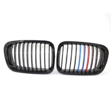 Глянцевый черный M Color решетка для почек гриль BMW E46 3 серии 4 двери