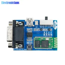 RS232 Bluetooth seri adaptör haberleşme Master-Slave 2 modları 5V Mini USB Bluetooth seri Port profili BC04-B