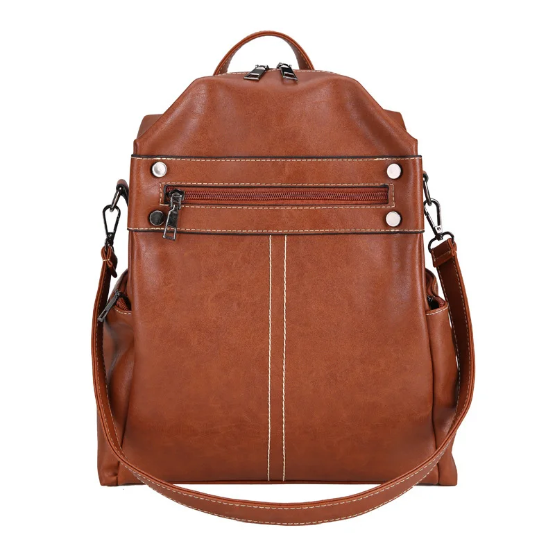 

2019 Women Leather Backpacks Fashion Shoulder Bag Female Backpack Ladies Travel Backpack Mochilas School Bags For Girls