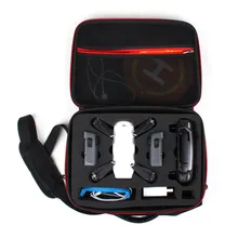 DJI FAÍSCA PU Crossbody Portátil saco de Ombro Único Saco De Armazenamento À Prova D’ Água Fly FAÍSCA Mais Maleta para DJI Zangão Acessórios