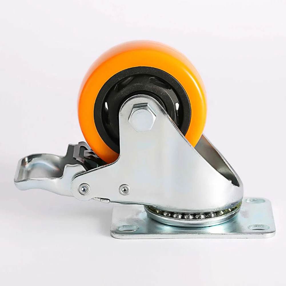 Бытовой 3 дюймов Heavy Duty 360 градусов колесико для мебели с поддерживающим роликом