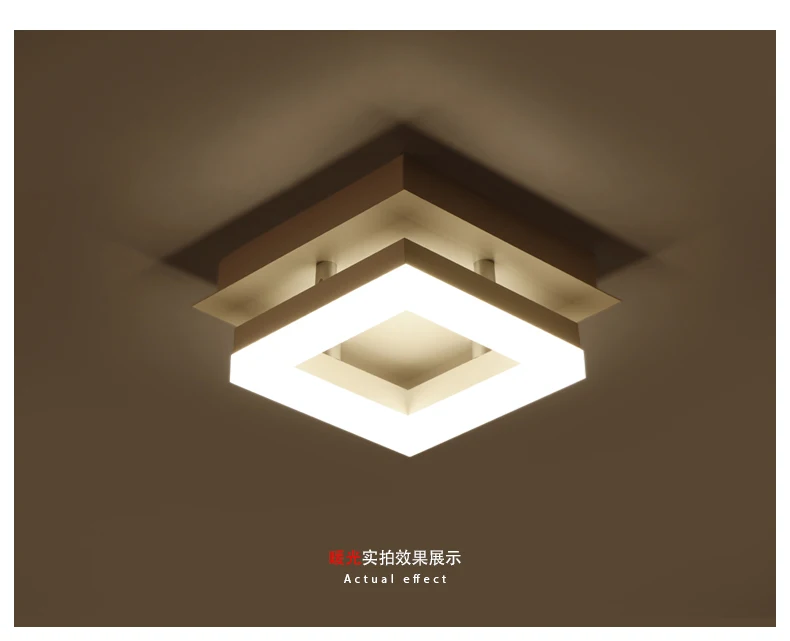 Современные светодиодный Nordic Светодиодная лампа на потолок в коридор огни проходы потолочные освещения простой Новинка крыльцо