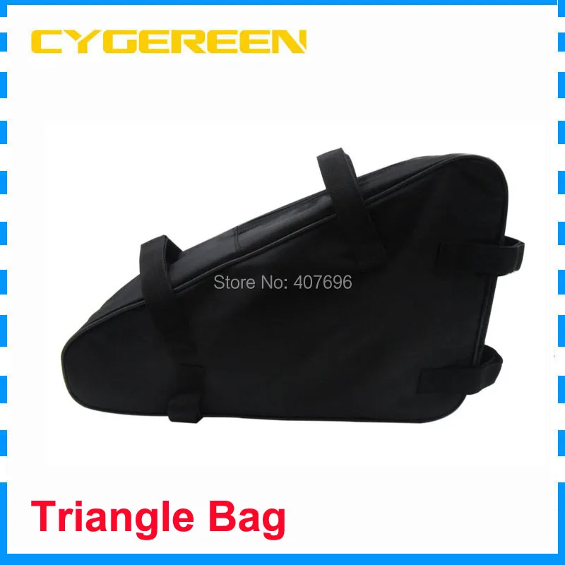 Top High quality Triangle Battery Bag For 48V 36V 52V 60V Electric scooter electric bike battery Free shipping 1