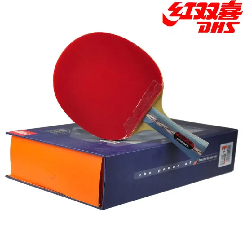 dhs original hurricane 3 table tennis racket with rubber dhs original hurricane 3 table tennis racket with rubber