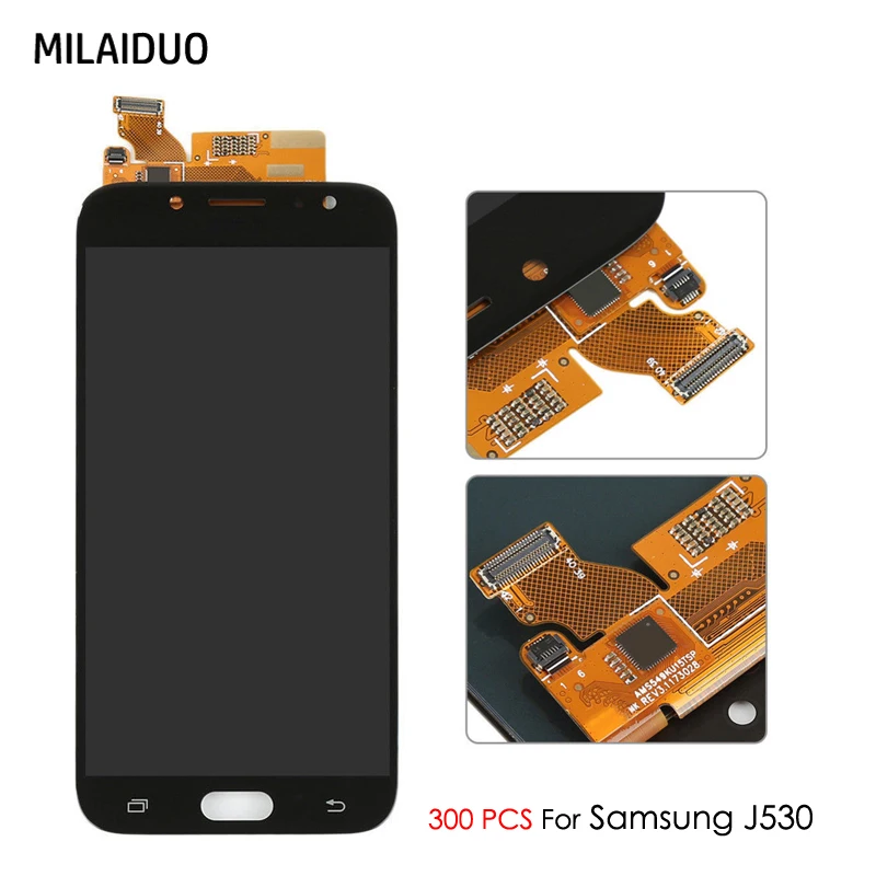 

300 PCS LCD Display For SAMSUNG GALAXY J5 Pro 2017 J530 J530F SM-J530F TFT Touch Screen Digitizer Assembly Adjust Brightness
