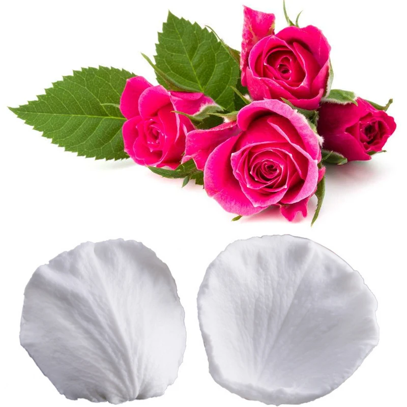 

Love & Beatuiful Rose Flower Silicone Mold Fondant Mould Cake Decorating Tools Chocolate Molds, Sugarcraft, Kitchen Gadgets