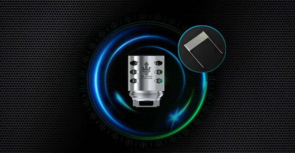 SMOK TFV12 Prince Coil RBA Q4 M4 T10 сетчатая полоса для электронной сигареты с сопротивлением ядро стекло для V12 Prince атомайзер X-Priv Vape