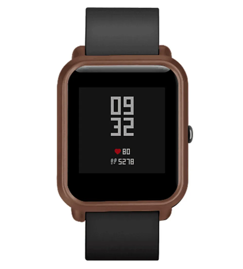 

2019 New Slim Colorful Fashion Frame PC Case Cover Protect Shell For Huami Amazfit Bip Younth Watch Caja de reloj#10Q