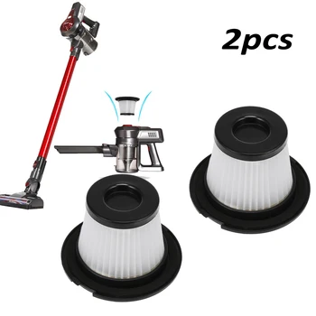

Parts Filters White+Black Home tool Vacuum Cleaner Accessories 2pcs For Dibea C17 Replacement Attachment Home Appliance