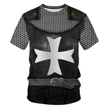 Смешная футболка с перекрестной броней, 3d принт, мужские и женские летние футболки с коротким рукавом, Повседневная брендовая одежда размера плюс, футболки