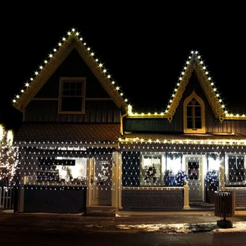 

2mx3m bright net mesh string light xmas christmas lights new year garden wedding decoration holiday lighting 6m*4m