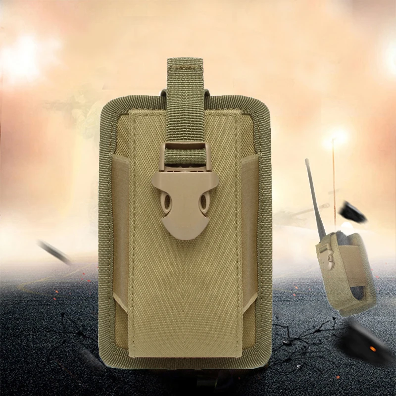 Outdoor walkie talkie bag Adjustable Radio Holder-2