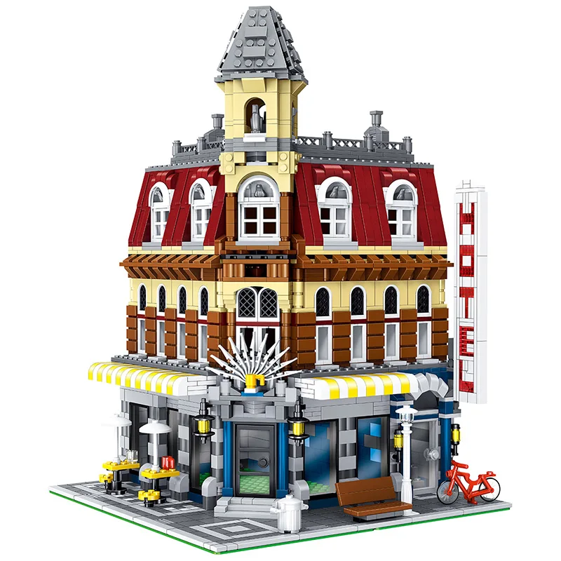 

LELE 30012 Cafe Blocks Build you own town cafe corner Model buliding blocks Educational toys