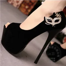 Maske Strass Plattform High Heels Nachtclub 15 Cm Für Party Haspe Concise Extreme High Heels Dünne Heels Damen Schuhe Heels