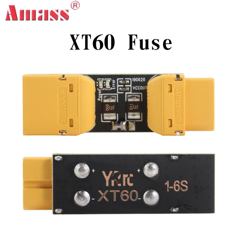 

Amass XT60 Fuse XT30 Fuse Installation Test Safety Plug Short-circuit Protection Plug Overload Protection Inspecting