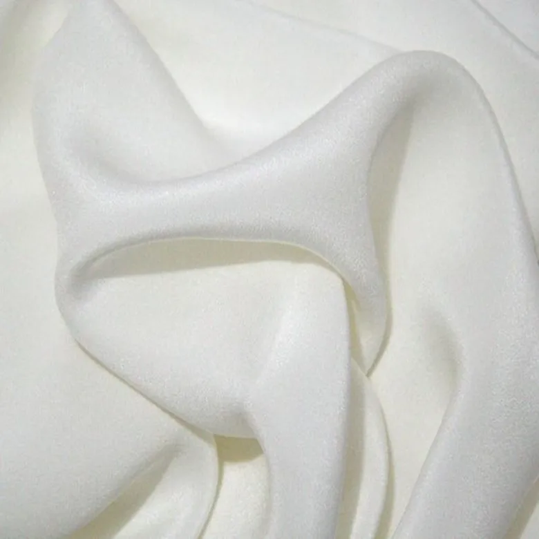 40 mm 114 cm Heavy Crepe De Chine Silk Fabric 100% mulberry silk off white color 172 gsm 44'' wide small wholesale 10 meters HC3 photo