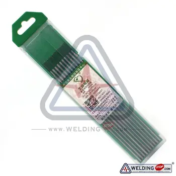 

WP20 TIG Welding Pure Tungsten Electrode 2.4 X 150mm 3/32" X 6" Green PK/10
