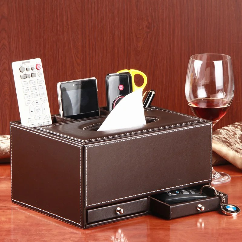 

Fashion home creative company with drawer multifunctional tissue box pumping paper box
