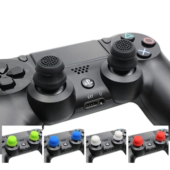 

2pcs Silicone Analog Thumbstick Grips Cover For PlayStation 4 Joystick Protective Case Silicone Increased Cap For PS4 Pro Slim
