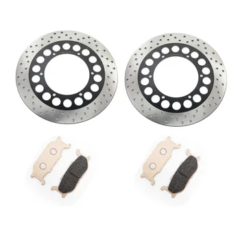 

BIKINGBOY Front Brake Discs Disks Pads for XVZ 1300 Royal Star Venture S 08-13 12 Tour Deluxe 2005 06 07 XV 1600 Road Star 04 05