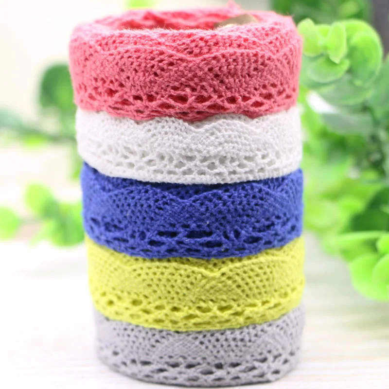 5YARD Braided Cotton Lace Trim For DIY Sewing Curtain Craft Decorative 15-2MM Lace Fabric Ribbon lace fabric lace ribbon lace sewing supplies lace decoration lace accessories lace sewing accessories