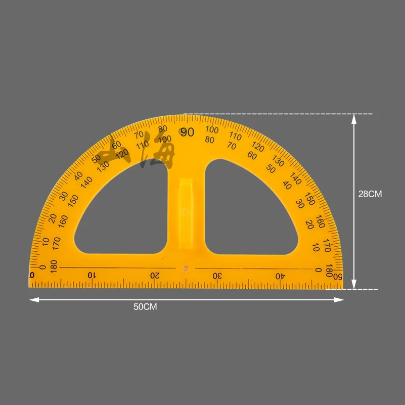 50 ширина транспортир, Компас для учителя математики пластиковые транспортиры школьные и образовательные принадлежности чертёжные принадлежности