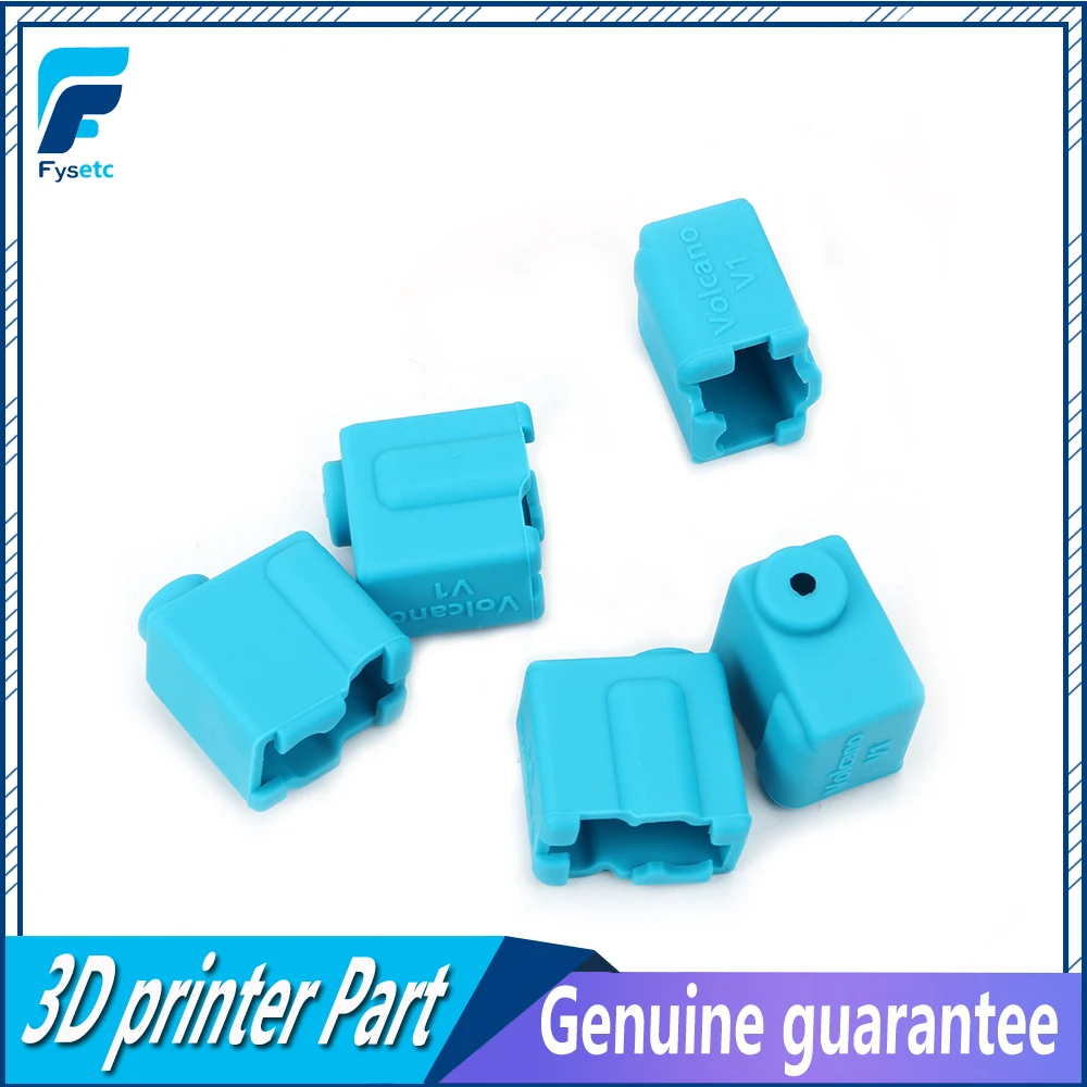 

3x V1 V2 Volcano Silicone Sock Blue Volcano Heated Block J-head Hotend Bowden/Direct Extruder Block Cover 3D Printer Part
