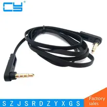 100cm 1/8″ 3.5mm 90 Degree right angled mini plug stereo audio Headphone Extension cable