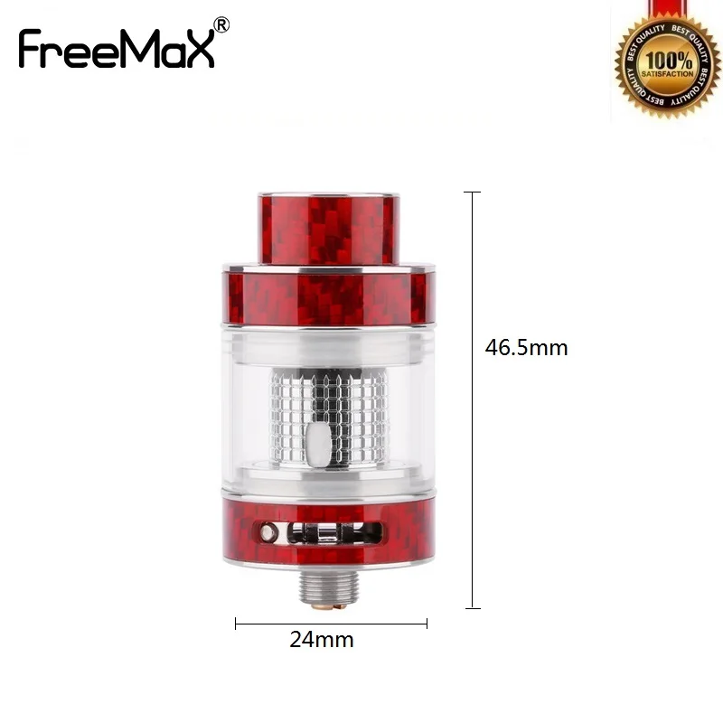 Оригинальный Freemax Fireluke Mesh Vape Tank 3 мл 316L электронная сигарета 510 атомайзер Смола