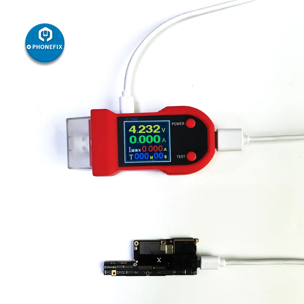  Puerto de carga USB para teléfono móvil Analizador de probador de mantenimiento de corriente voltím