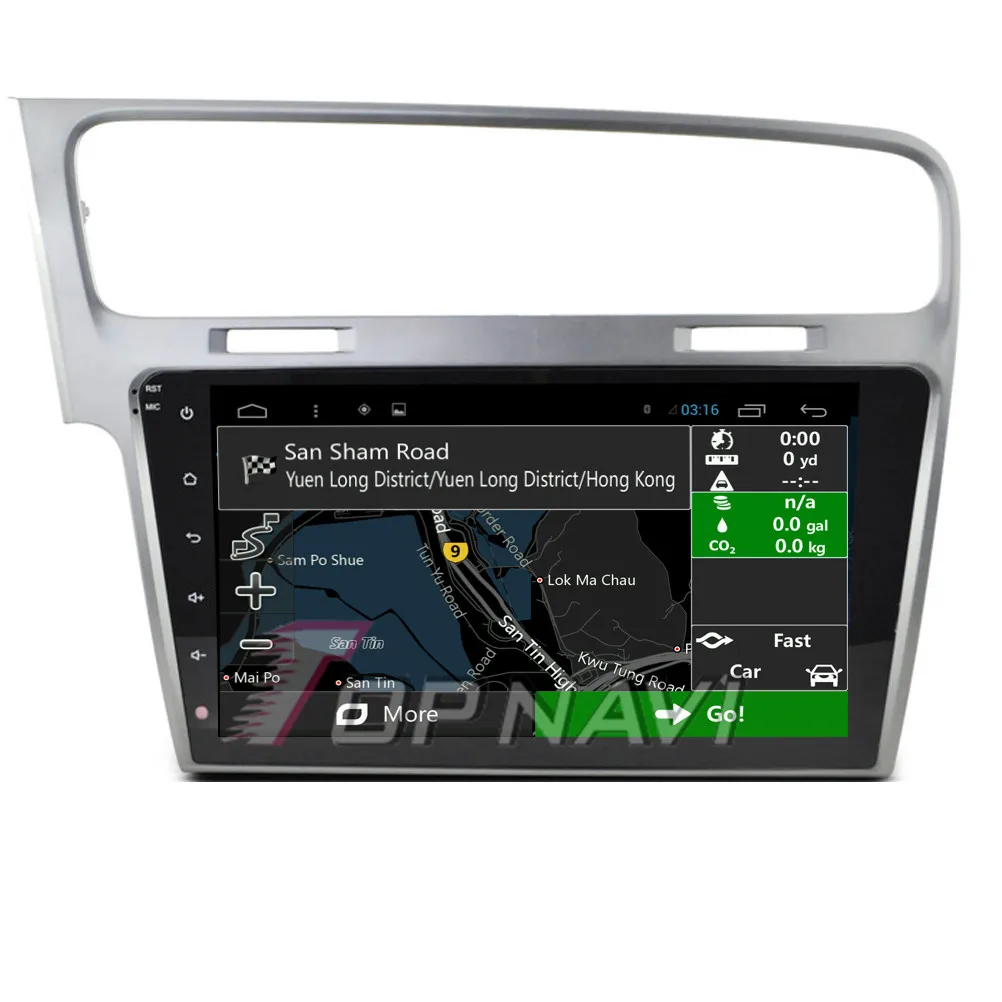 Cheap Topnavi 10.2" Quad Core Android 6.0 Car GPS Navigation for VW Golf 7 Autoradio Multimedia Audio Stereo,NO DVD 12