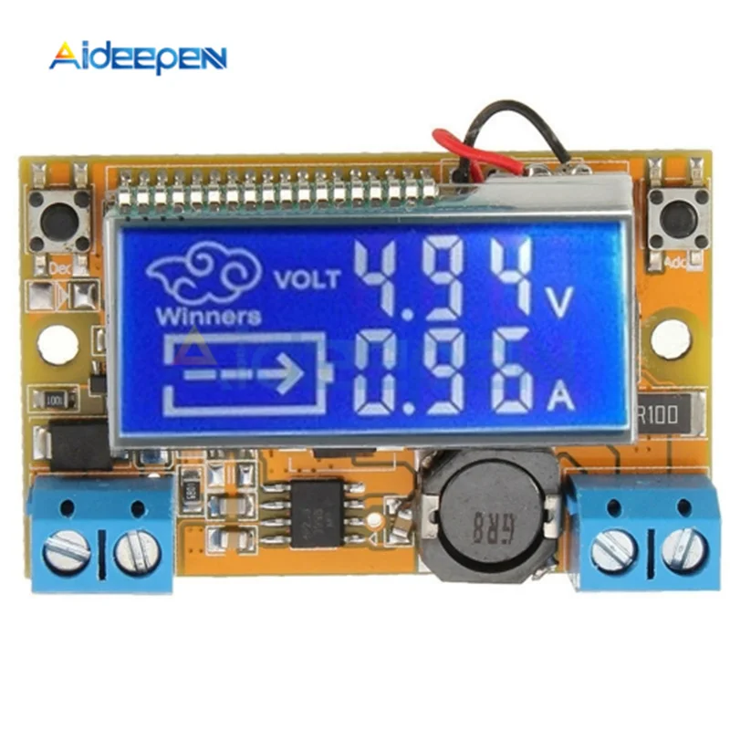 

Dual Display DC-DC 5-23V To 0-16.5V 3A Step Down Converter Module Voltage Regulator Power Transformer Supply Voltmeter Ammeter