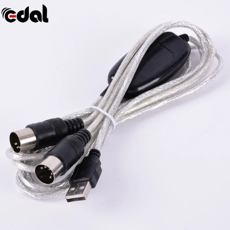 2019 Эдал хороший горячий 5-контактный кабель MIDI линии музыкальный редактор миди USB кабельная Клавиатура кабель D66 Новый