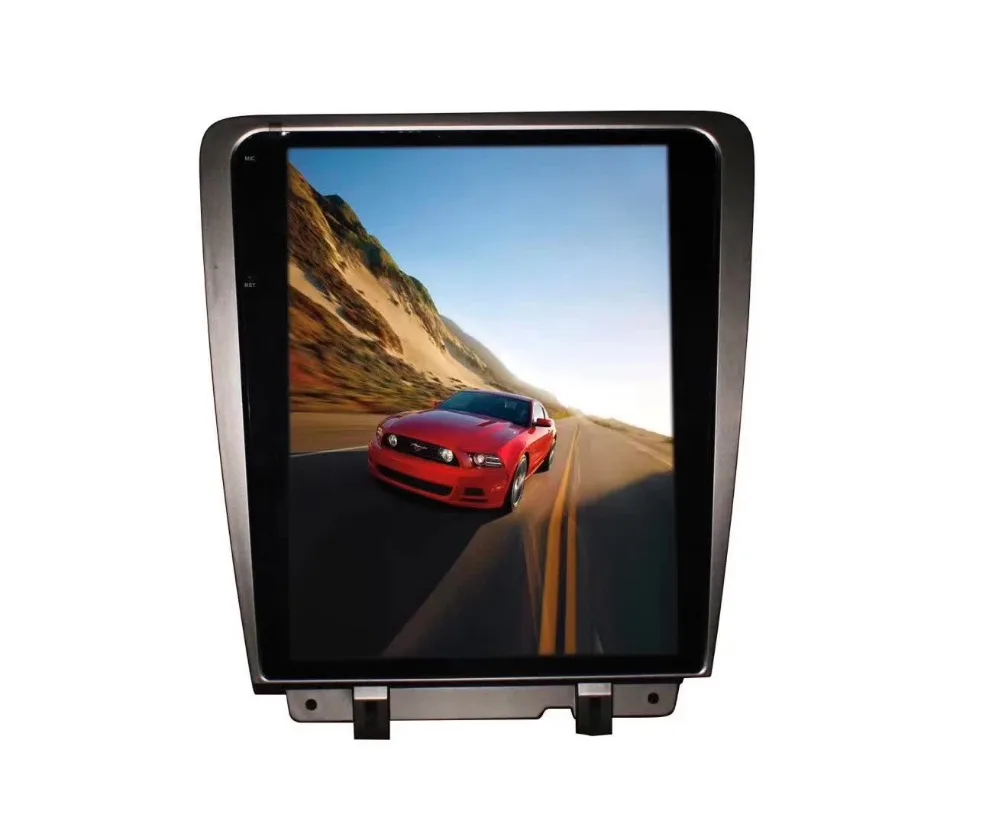 Top Tesla style 2DIN Android 7.1 Car DVD Player GPS Navigation Radio for TOYOTA LAND CRUISER LC200 2016 2017 2018 Stereo Multimedia 1