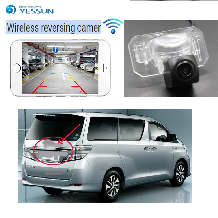 YESSUN новая Ariiva для Toyota Alphard 2011 2012 Honda CR-V CRV ~ 2015 Новая обратная парковка в режиме