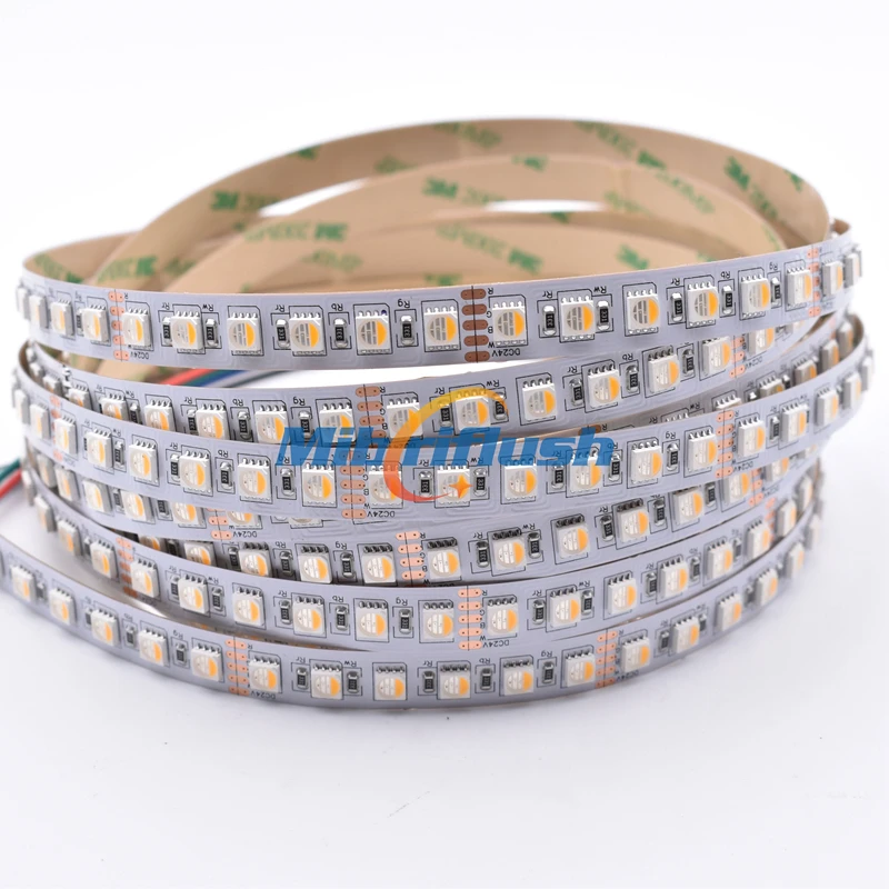 SMD 5050 RGBW 4в1 Светодиодная лента 5 м 96Led/м Светодиодная лента светильник DC24V Fita светодиодная полоса неоновая Светодиодная лампа Bombillas 12 мм PCB