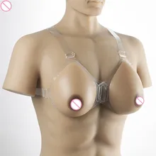 Ультра-мягкая силиконовая грудь формы 1400 г/пара силиконовый бюстгальтер не нужно никаких клеев для трансвеститов трансгендеров