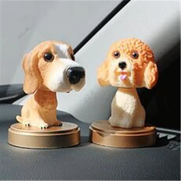 Car Ornament Nodding Dog Air Freshener Auto Perfume Decoration Bobblehead Dog Dash Toy Car Rocking Shaking Head Dog Air Purifier