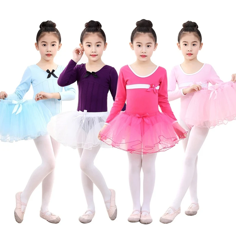 

Gymnastics Dance Gauze Practice three-layer Net Ballet Performance Pettiskirt Half Short Dance Skirt children's