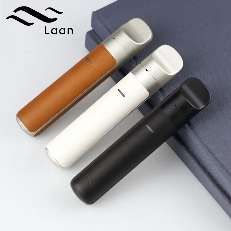 

Electronic Cigarette Shanlaan Laan Pod Kit 1300mAh Battery 40w Pod System Vaporizer E Cigarette with 2ml Cartridge TC Smart Vape