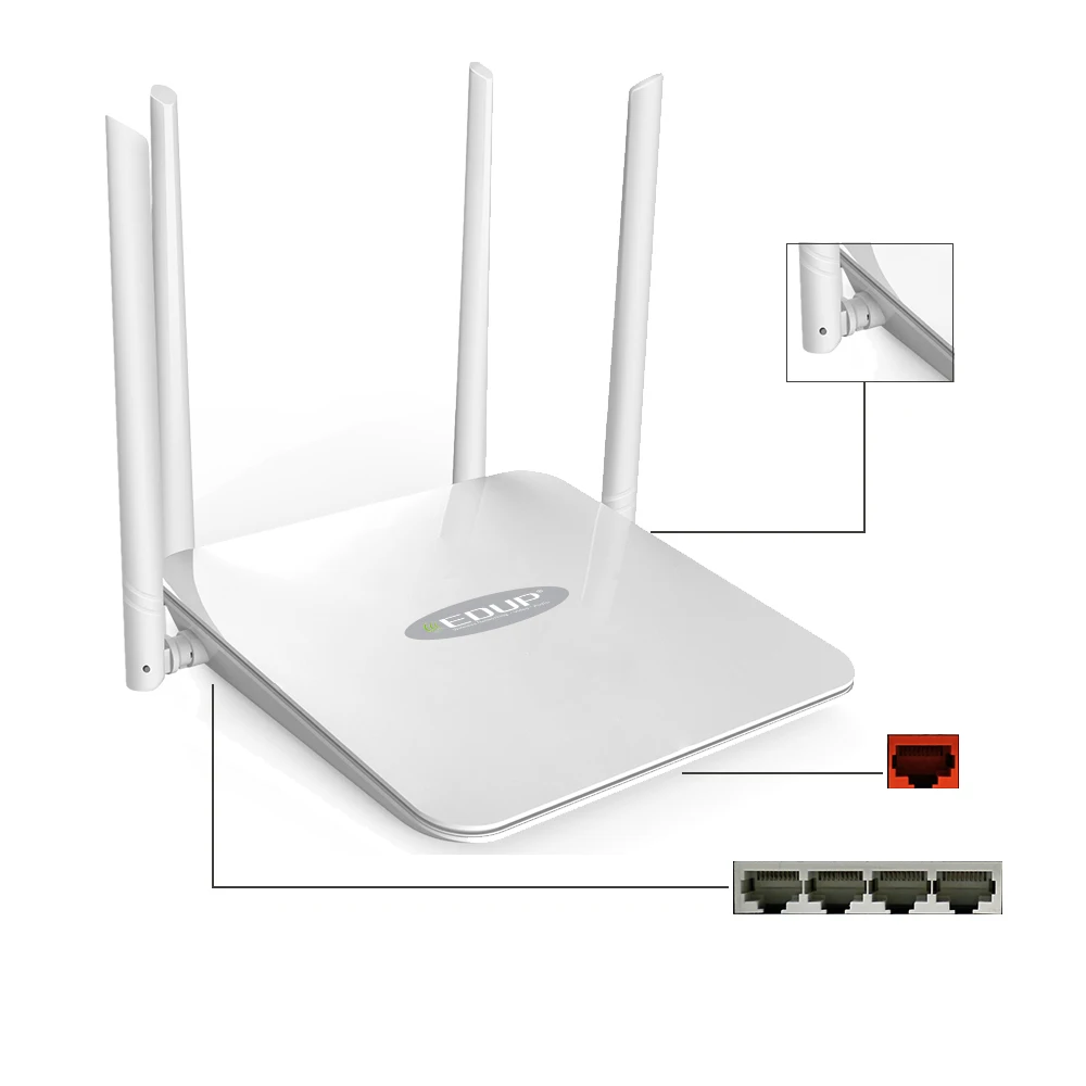 EDUP Высокая мощность 1200 Мбит/с Wi Fi повторитель 5 ГГц английская версия