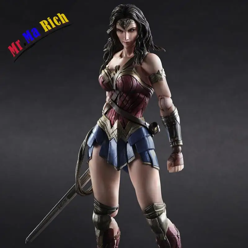 Play Arts KAI Batman v Superman Wonder Woman PVC Action Figure Collectible Model 26cm | Игрушки и хобби