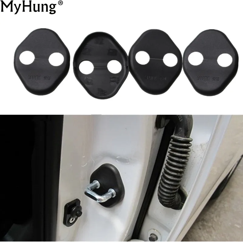 

Car Door Lock Decoration Cover Door Lock Protective Cover Door Cover For KIA K2 RIO SOUL Solaris Verna Rena 4Pcs Car Styling