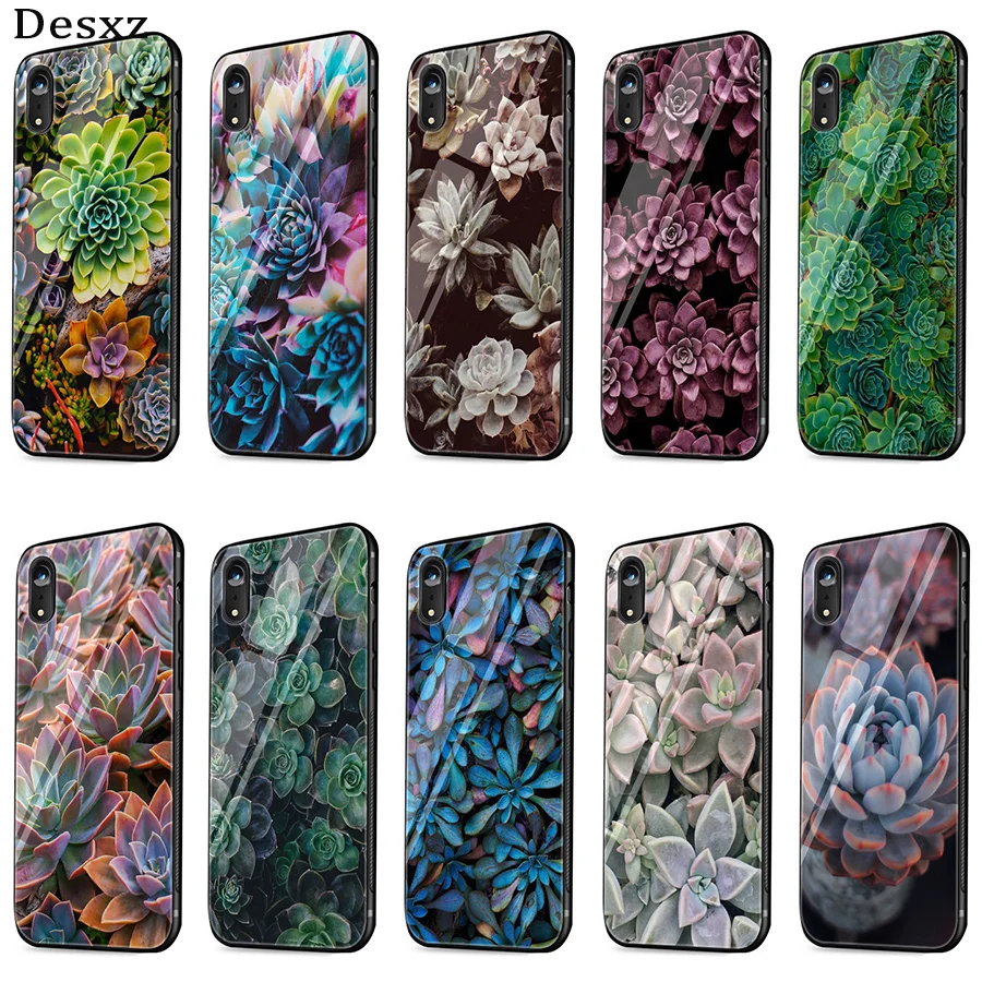 Чехол из закаленного стекла Desxz для iPhone 6 6S 7 8 Plus X XS Max XR 5 5S SE | Мобильные телефоны и