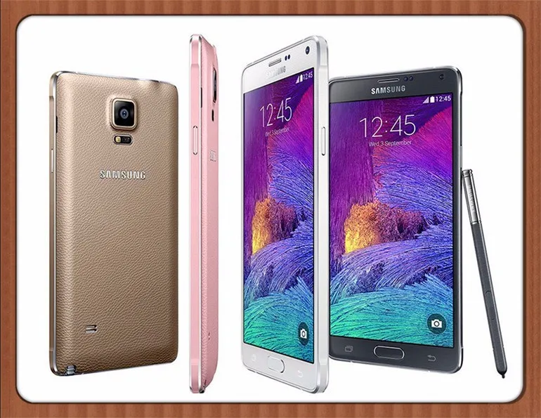 Samsung Galaxy Note 4 Duos N9100 разблокированный 3G и 4G GSM Android телефон Note4 Dual Sim N9100 четырехъядерный 5," 16 Мп wifi gps