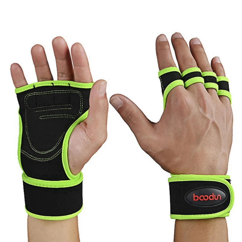 

Women Men Sport Fitness Gloves Body Building Gym Weight Lifting Gloves Breathable Workout Training Gloves Exercise Wrist Wraps