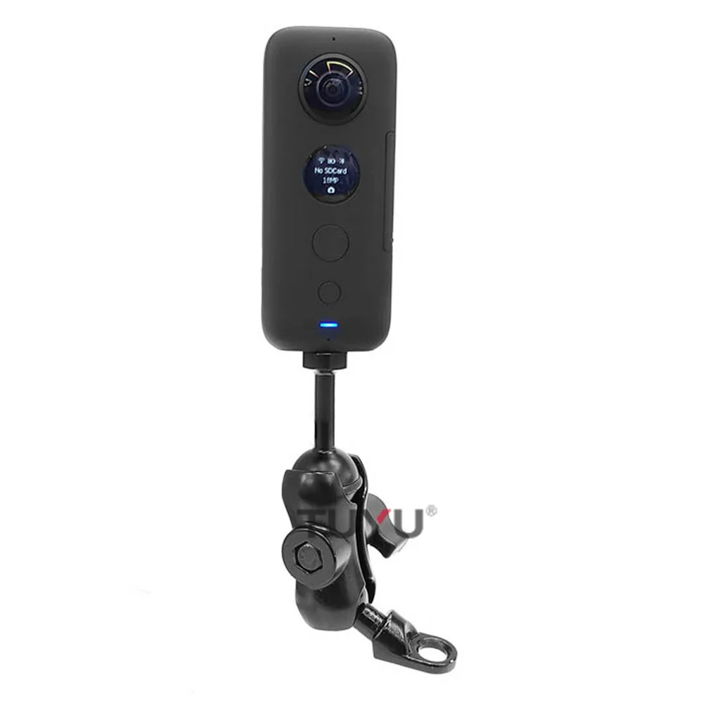 TUYU Gopro Многофункциональный мотоцикл велосипед металлический руль зеркало заднего вида для Insta 360 One X DJI горная собака Экшн-камера