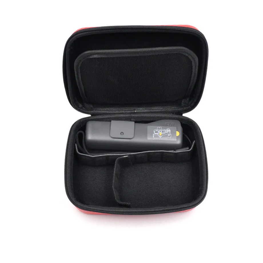 PU Carbon Grain Storage Bag For DJI OSMO Pocket Portable Travel Carry Case Cover For OSMO Pocket Accessories Protective Handbag-36